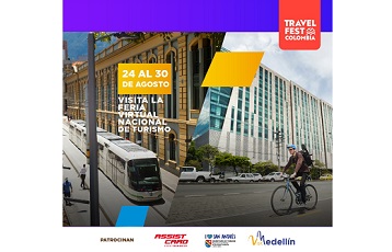 Con apoyo de la Alcaldía de Medellín, empresarios de turismo lograron $1.410 millones en expectativas de negocios durante la feria virtual Travel Fest